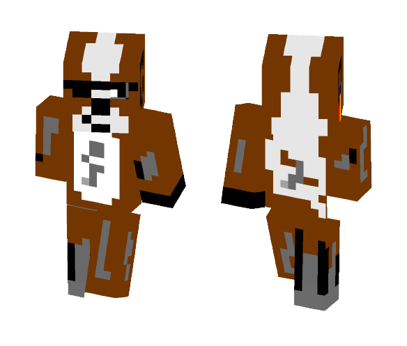 Withered Kingsly the Pirate Dog - Dog Minecraft Skins - image 1