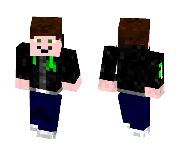 Monster hoodie guy (3d hood) - Male Minecraft Skins - image 1