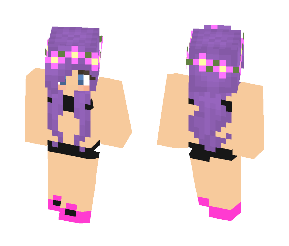 Download Free Girl in a bikini Skin for Minecraft image 1 Girl in a bikini - Girl Minecraft Skins - image 1