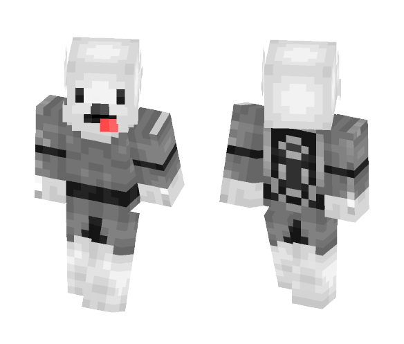 Lesser Dog Undertale - Dog Minecraft Skins - image 1
