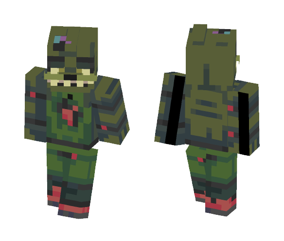 FNaF 3 - Springtrap - Interchangeable Minecraft Skins - image 1