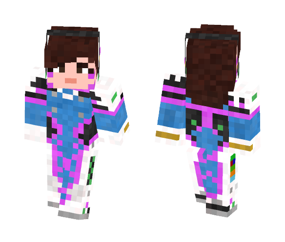 D.Va (Hana Song) - Female Minecraft Skins - image 1
