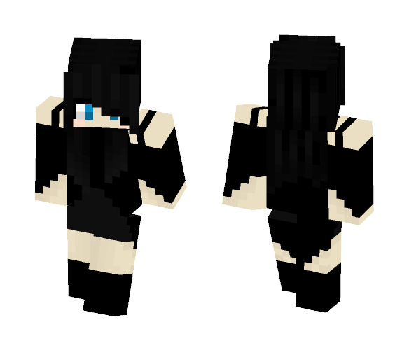 Goth Girl --K - Girl Minecraft Skins - image 1