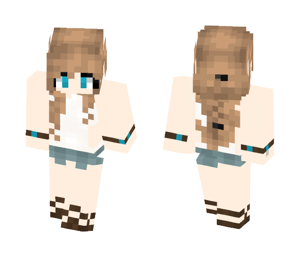 Blondie Girly ~Rosely - Female Minecraft Skins - image 1