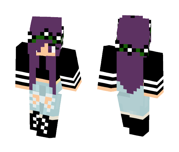Shy and Gothic - Female Minecraft Skins - image 1