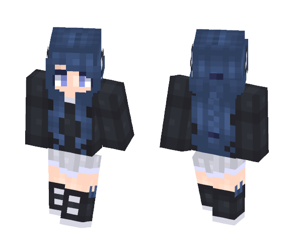 Navy blue fox | ???????????????? - Female Minecraft Skins - image 1