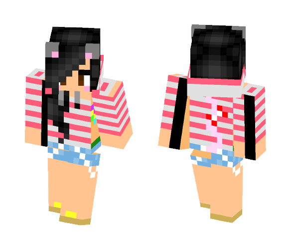 my neko skin:3 >. - Female Minecraft Skins - image 1