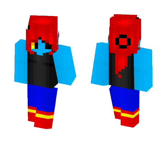 [Undertale] Undyne - Female Minecraft Skins - image 1