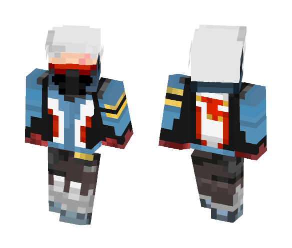 Download Free OVERWATCH - Soldier: 76 Skin for Minecraft image 1 OVERWATCH - Soldier: 76 - Male Minecraft Skins - image 1