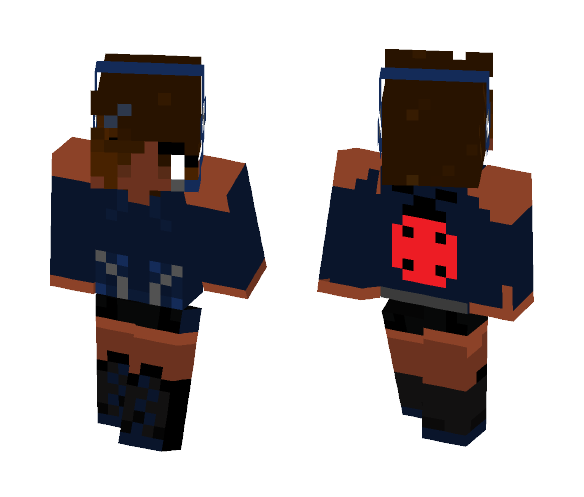 Ladybug Lover Alt. - Female Minecraft Skins - image 1