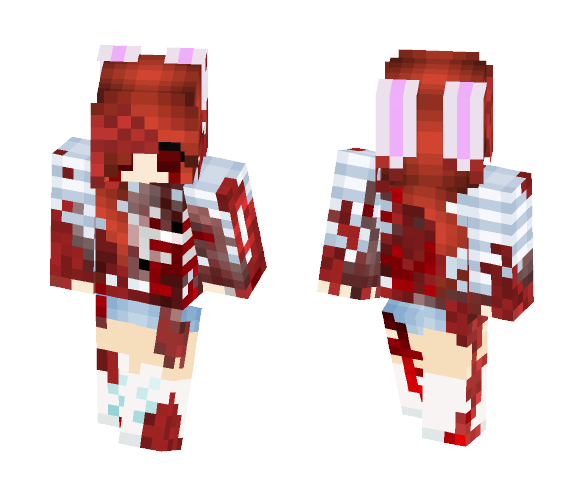 Download Free My Skin Zombie-fied Skin for Minecraft image 1 My Skin Zombie-fied - Female Minecraft Skins - image 1