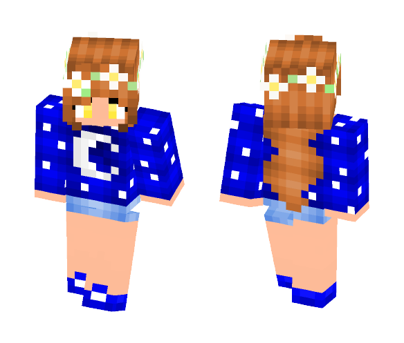Blue Moon | Munch - Female Minecraft Skins - image 1