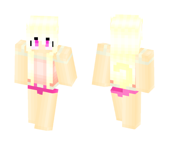 》Blonde Neko Girl ♡~♡《 - Girl Minecraft Skins - image 1