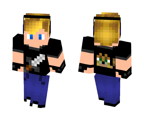 Blonde hair boy - Boy Minecraft Skins - image 1