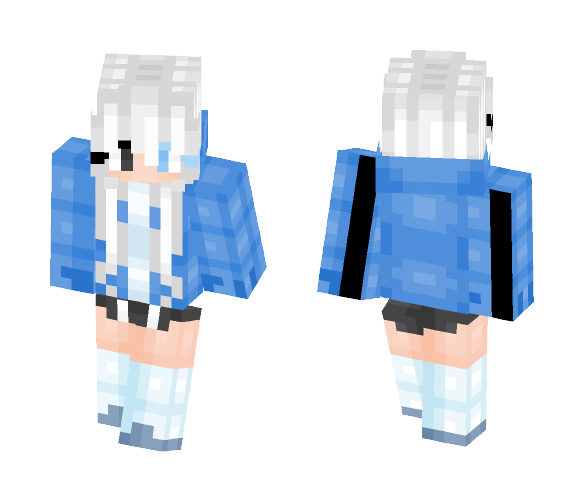Sans (Female Version) [Undertale] - Female Minecraft Skins - image 1