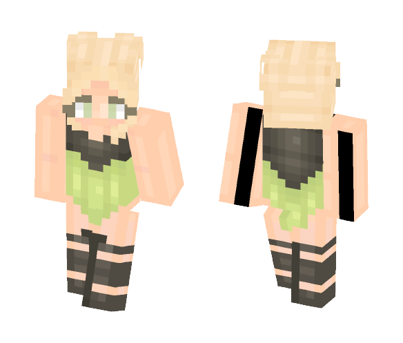 Nature Loving ~ Bun Hair - Female Minecraft Skins - image 1