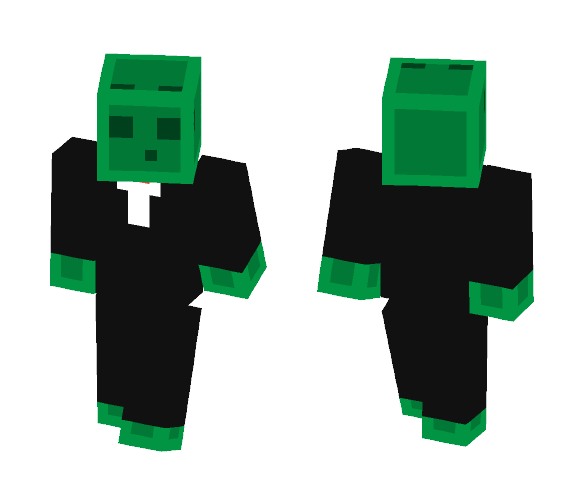 Download Free Tuxedo Slime Skin for Minecraft image 1 Tuxedo Slime - Interchangeable Minecraft Skins - image 1