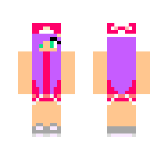 Purple Haried Girl
