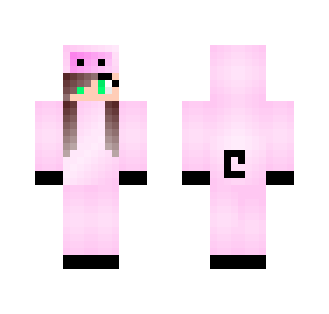 Pig (Onsie) - Female Minecraft Skins - image 2