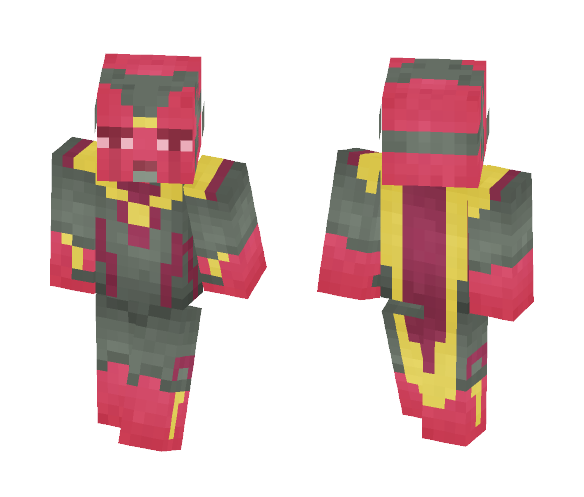 Download Free Vision (Age of Ultron) Skin for Minecraft image 1 Vision (Age of Ultron) - Male Minecraft Skins - image 1