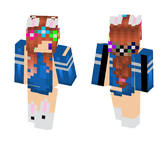 Download Free When ya wanna hop around Skin for Minecraft image 1 When ya wanna hop around - Female Minecraft Skins - image 1