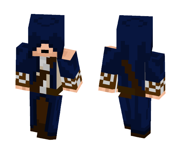 Blue assassin - Male Minecraft Skins - image 1