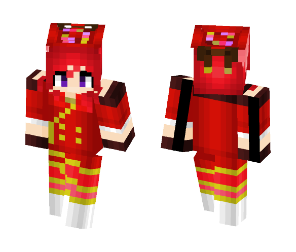 Maki Nishikino - Ball Set - Female Minecraft Skins - image 1