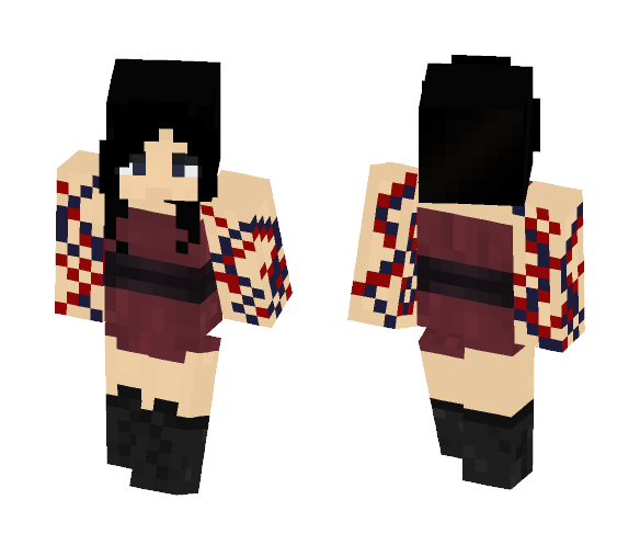 Tattooed Lady - Female Minecraft Skins - image 1