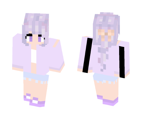Download Free Unshaded Skin (Hair Is Shaded) Skin for Minecraft image 1 Unshaded Skin (Hair Is Shaded) - Female Minecraft Skins - image 1