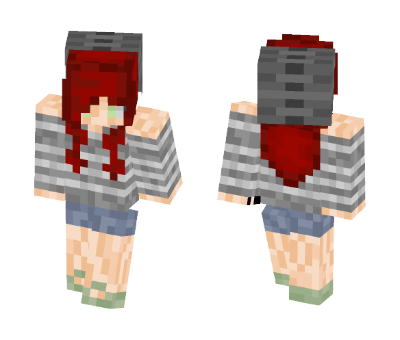 Download Free messy kawaii girl Skin for Minecraft image 1 messy kawaii girl - Girl Minecraft Skins - image 1