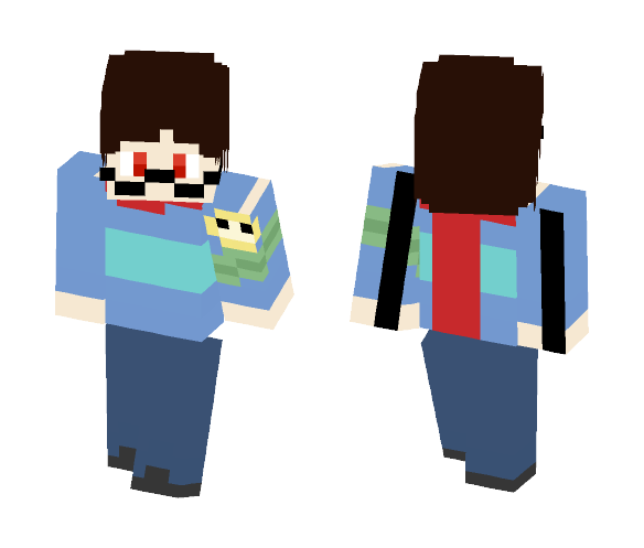 Download Free Frisk (P-99) Skin for Minecraft image 1 Frisk (P-99) - Other Minecraft Skins - image 1