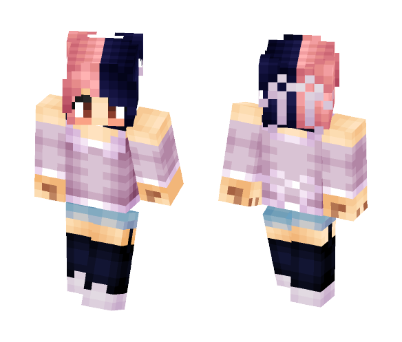 *Melanie Martinez inspired* 2 Moods - Female Minecraft Skins - image 1