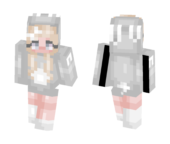 ???????????????? | Bunny Sweater :3 - Female Minecraft Skins - image 1
