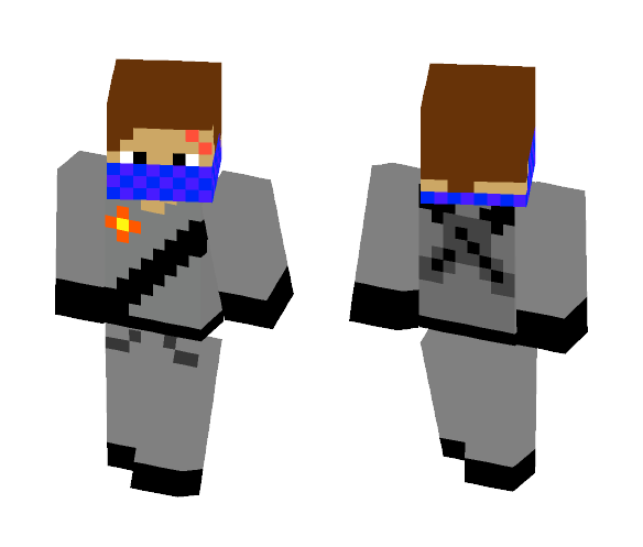 Ninja Warrior - Male Minecraft Skins - image 1