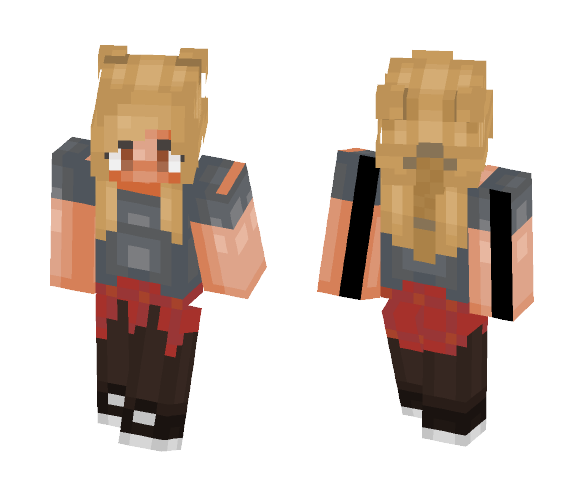 ↢ ƒℓαηηєℓ ↢ - Female Minecraft Skins - image 1