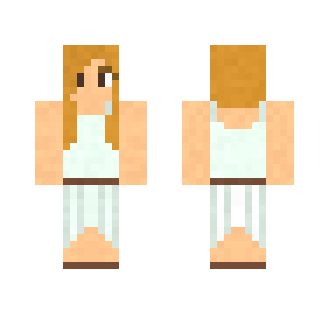 White Dress w/ Blonde Hair
