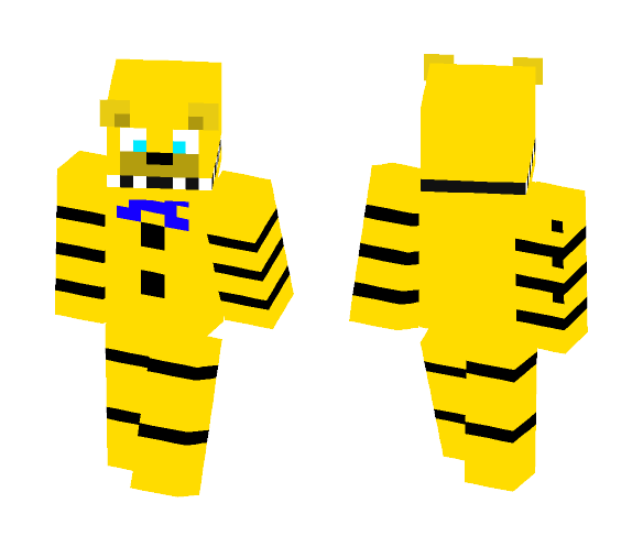 Fredbear FNAF World Update 2 - Male Minecraft Skins - image 1