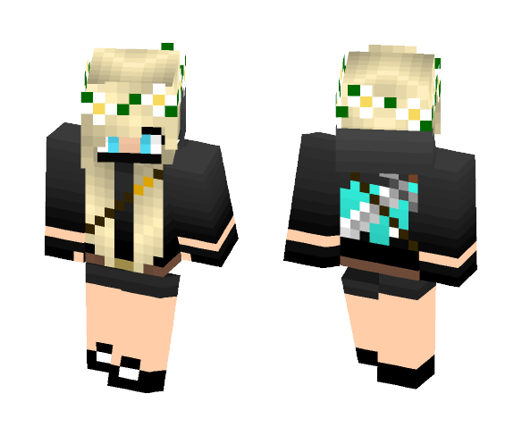 Download Free Narwhal Warriors Girl Skin for Minecraft image 1 Narwhal Warriors Girl - Girl Minecraft Skins - image 1