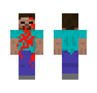 Herobrine black eyes, blood! - Herobrine Minecraft Skins - image 2