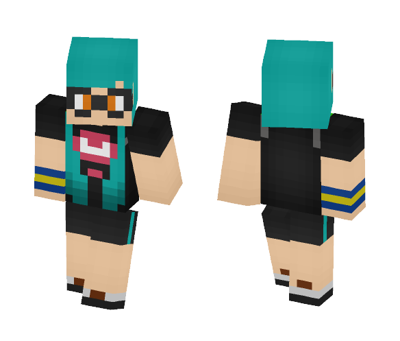inkling girl - Girl Minecraft Skins - image 1