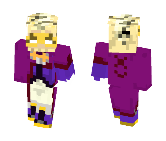 Relius Clover Left hand Alternate - Male Minecraft Skins - image 1
