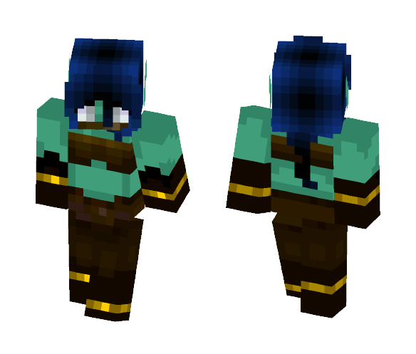 Stealth Elf - Female Minecraft Skins - image 1