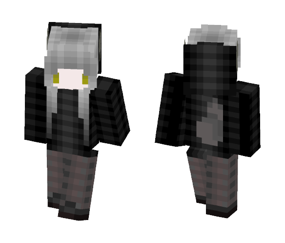 Grey Girl - Girl Minecraft Skins - image 1