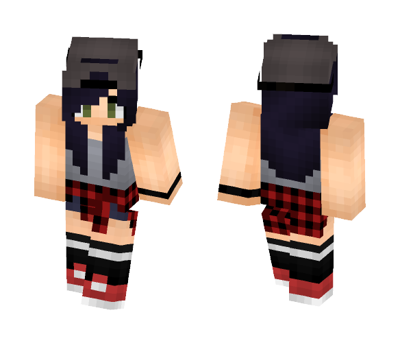 Download Free Hip Hop Girl Skin for Minecraft image 1 Hip Hop Girl - Girl Minecraft Skins - image 1