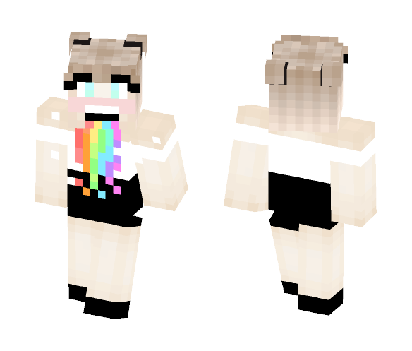 Snapchat filter.. - Female Minecraft Skins - image 1