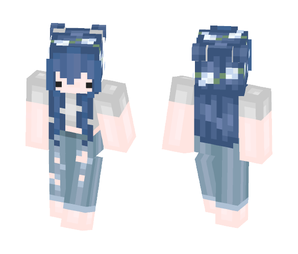beachy waves - Female Minecraft Skins - image 1