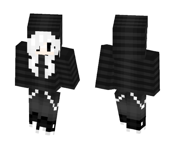 Monochrome - Female Minecraft Skins - image 1