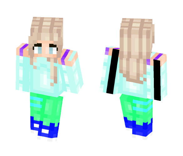 Neon - Female Minecraft Skins - image 1
