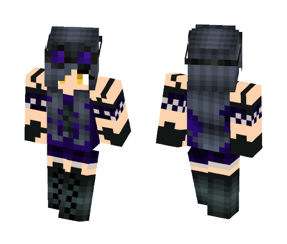 Goth girl - Girl Minecraft Skins - image 1