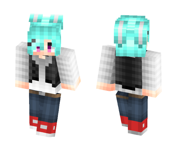 Anime Bunny Boy - Anime Minecraft Skins - image 1